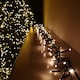 image 2 of 960 LED 12.4m Premier Clusterbrights Indoor Outdoor Multifunction Mains Operated Christmas Cluster Lights with Timer in Vintage Gold