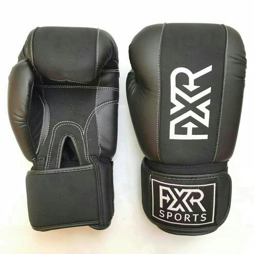 MACHINE WASHABLE BOXING GLOVES - BLACK