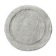 image 1 of Round Bath Mat 100% Cotton - Dove Grey