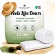 image 1 of Opulent Home Premium 4.5 Tog Summer Duvet - Anti-Allergy Hypoallergenic Hollowfibre Quilt-Double