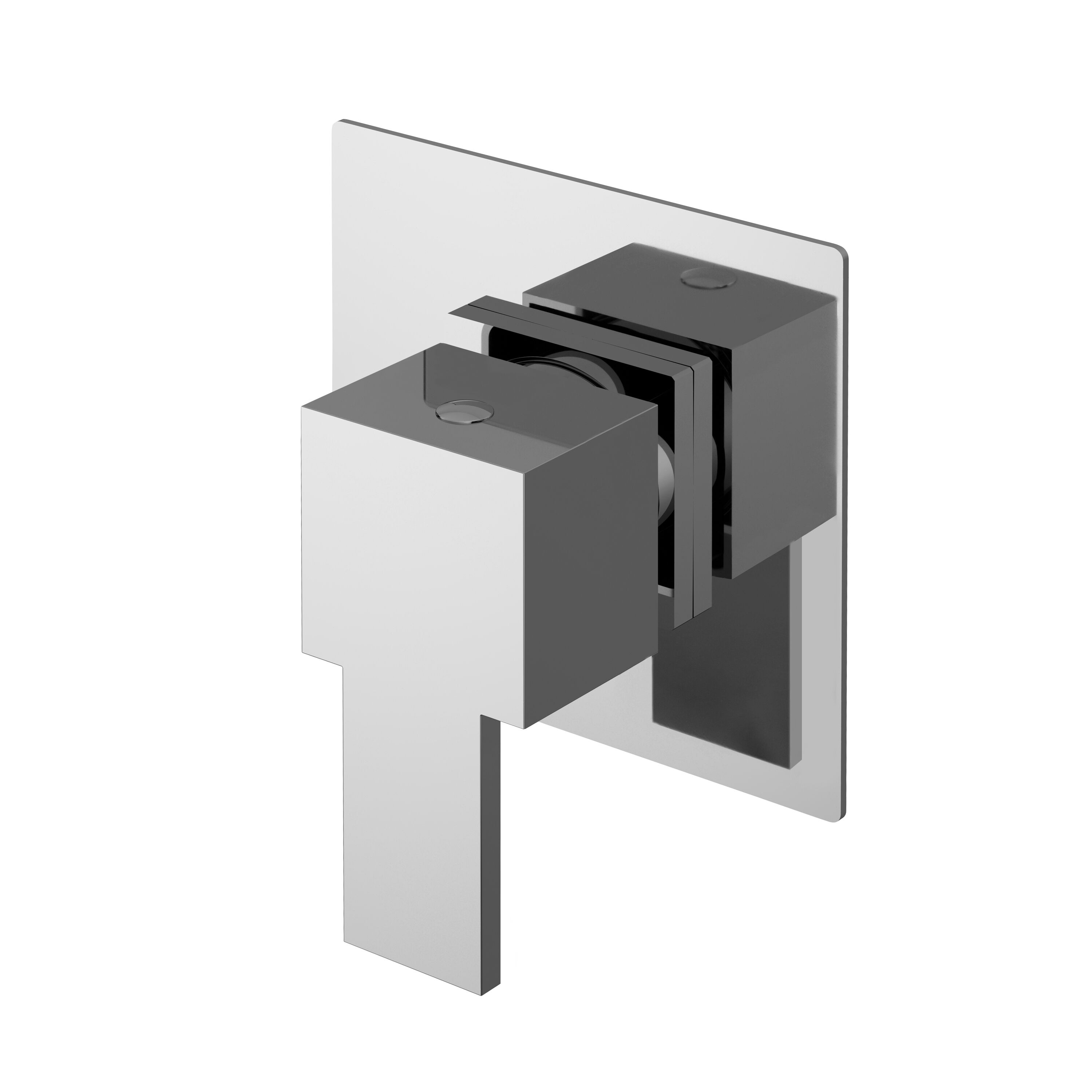 Balterley Concealed Lever Handle 2 3 4 Way Shower Diverter Chrome in Silver