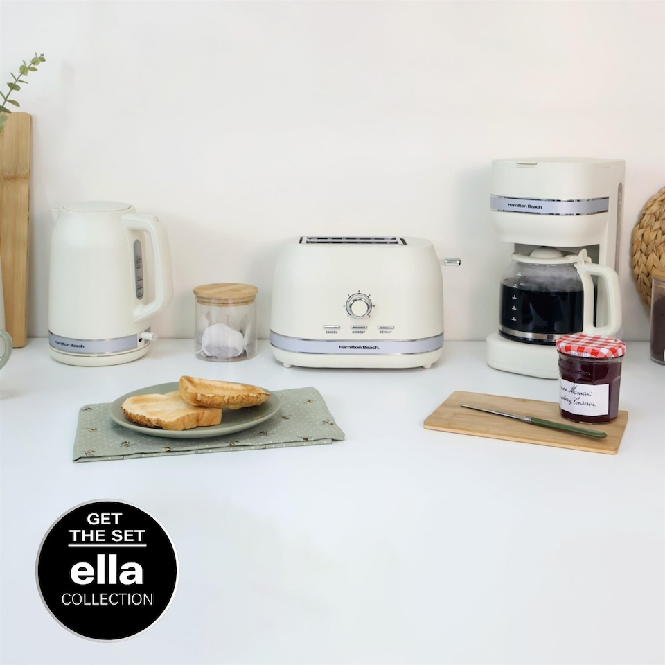 image 1 of Hamilton Beach Ella Latte Kettle & Toaster Set