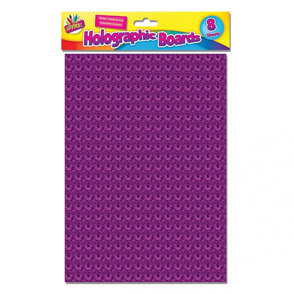 image 1 of Artbox Holographic Boards (Pack of 8)