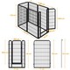 image 3 of Yaheetech 7-Panel Metal Dog Playpen, 71 × 120 cm Black