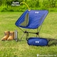 image 2 of Hawk Lightweight Folding Chair - Blue
