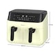 image 5 of EMtronics 9 Litre Digital Double Basket Air Fryer - Cream