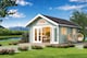 image 3 of Caroline 2 & Window set 3-Log Cabin, Wooden Garden Room, Timber Summerhouse, Home Office - L675 x W489.9 x H330.6 cm | Brown