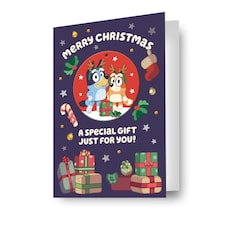 Bluey Bauble Attachment Christmas Card