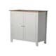 image 4 of Jakkvik Shoe Storage Cabinet in Classic White White