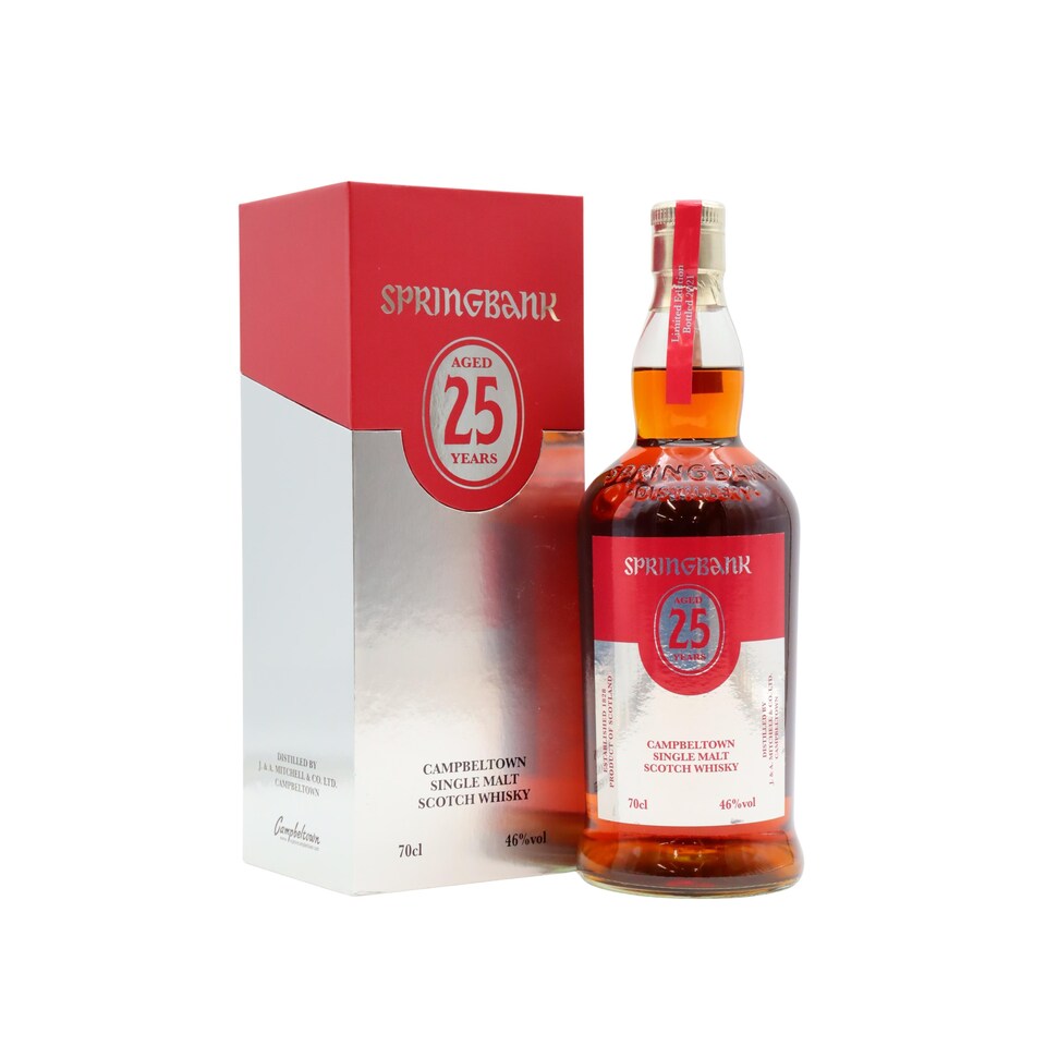 Springbank 2021 Edition Campbeltown Single Malt Scotch 25 year old Whisky