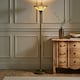 image 1 of ValueLights Tiffany Inspired Stunning Jewel Uplighter Floor Lamp Bronze