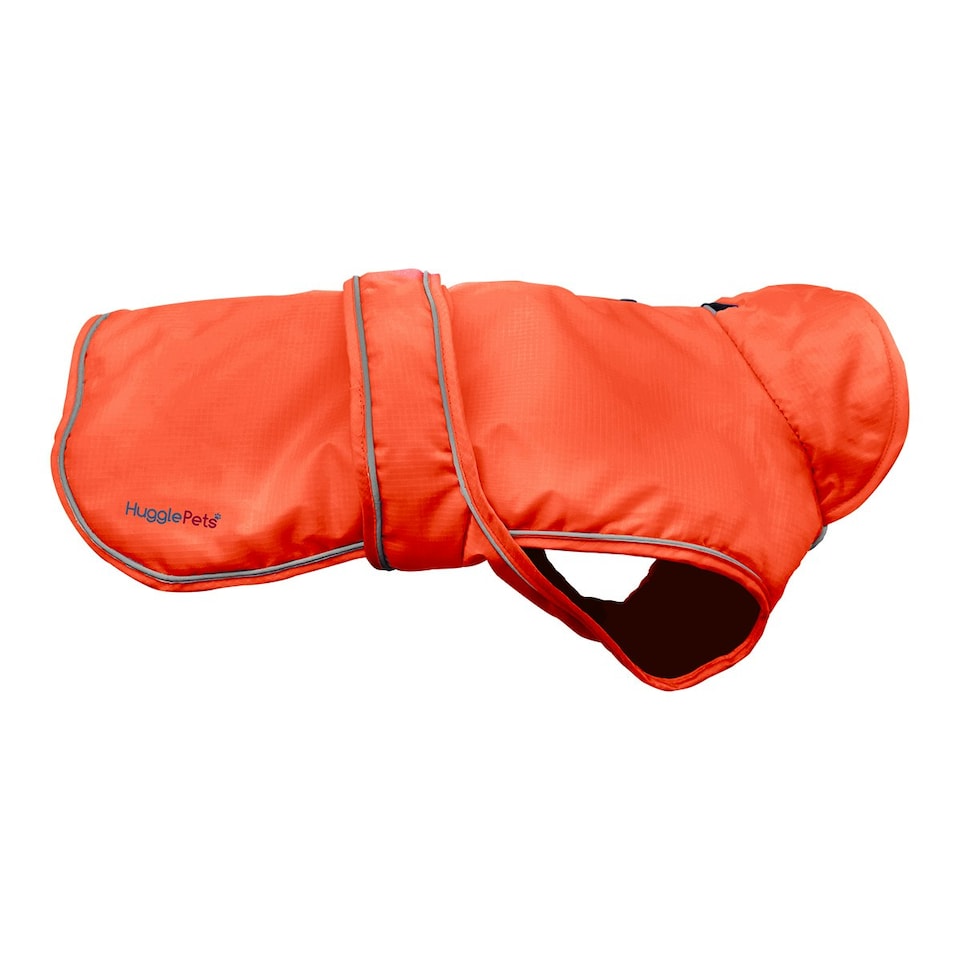image 1 of HugglePets Arctic Armour Dog Coat | Orange | M