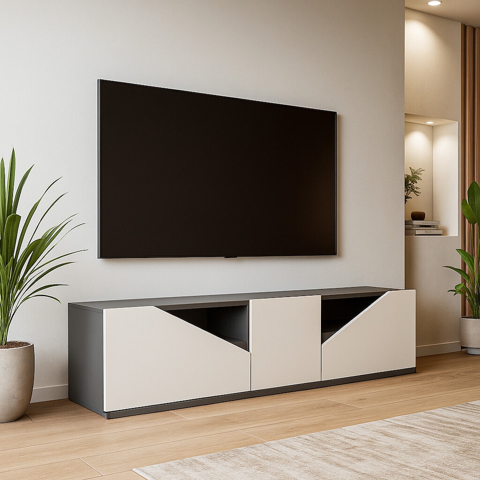 image 1 of Decorotika Carson  TV Unit for TV's up to 72 inch
