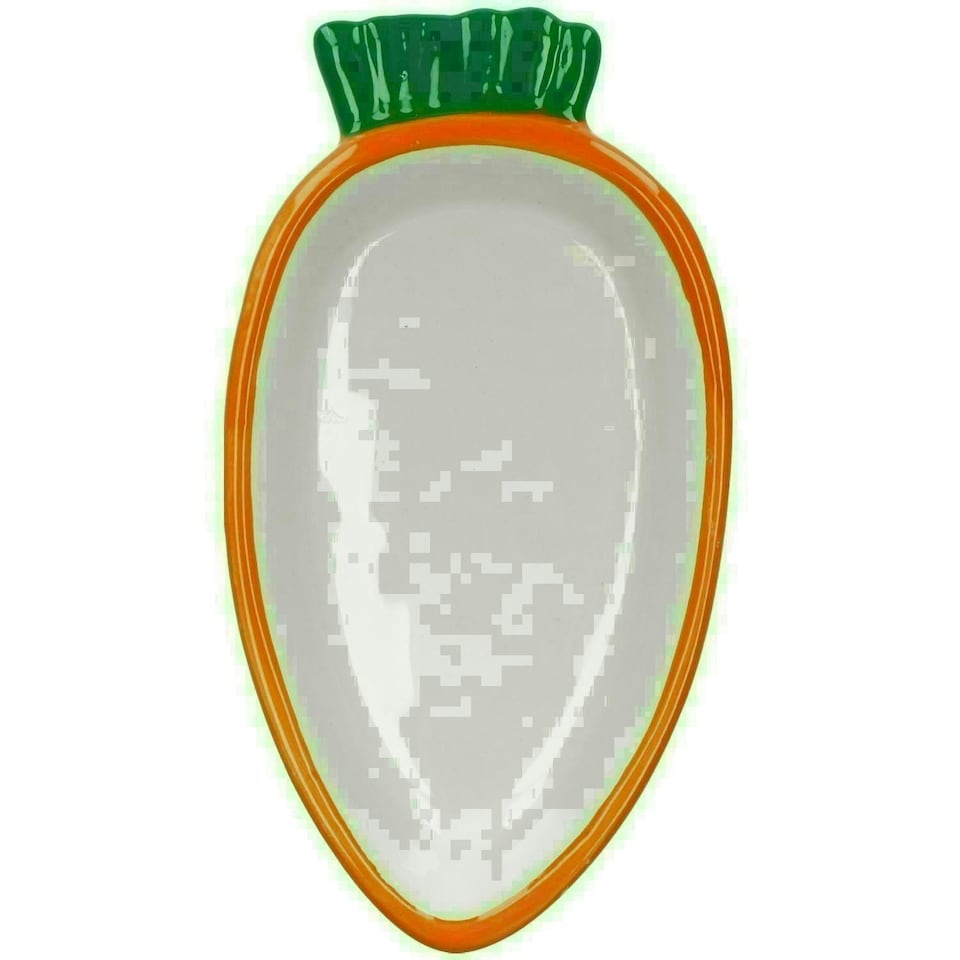 image 1 of 4pk Small Animals Pet Carrot Shaped Bowls For Nibbles Food 5.3" Orange