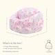 image 6 of Kids Unicorn Bean Bag Chair Purple Childrens Bean Bags | Pink | Purple | 1