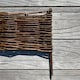image 6 of Willow Hurdle Garden Lawn Edging (120cm x 20cm) - 5 Panels
