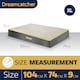 image 7 of Dreamcatcher Grey XL Dog Bed Orthopaedic Extra Large Flat Crate Mattress 104x74x9cm | Grey | Grey | 1