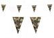 image 2 of Camo Design Party Bunting 10m with 20 Pennants