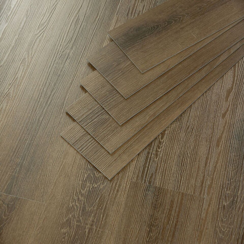 image 1 of Glue Down LVT Flooring 2.0mm NodLg Walnut Plank Wood Effect Luxury Vinyl Tile For Home & Commercial Use | Brown | Brown | Planks per Pack:  15  | Coverage per Pack: 3.41m² | 1