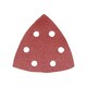 image 1 of Timco - Delta Sanding Pads - 80 Grit - Red (Size 95 x 95mm - 5 Pieces)