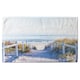 image 1 of Path to the beach at baltic sea Designer Bath Towel | Multi
