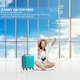 image 2 of 45x36x20cm EasyJet Free Underseat Carry-On Cabin Bag - Lightweight 4 Wheels ABS Hard Shell Suitcase Blue | Aqua/Tan | Cabin Bag