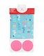 image 4 of Multipack of 6 Sheets of Wrapping Paper & 6 Tags | Birthdays | For Her | Just for You Design | Blue