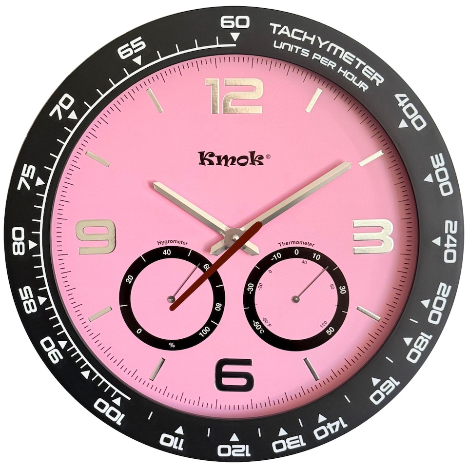 image 1 of Kmok 40 cm Indoor Silent Wall Clock