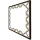 image 3 of Art deco patterned border (Picture Frame) White | S