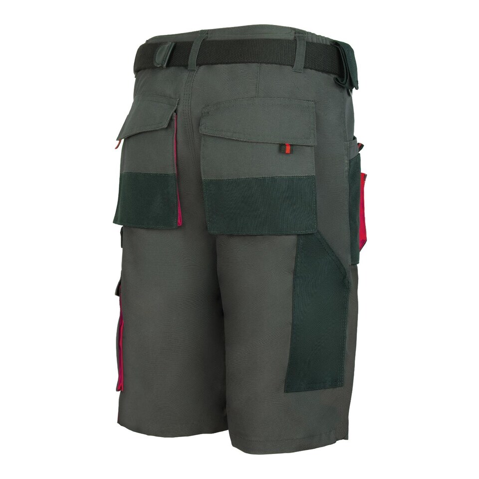 image 1 of Classic Red Work Shorts Durable Poly Cotton Canvas Triple Stitching Multi Pockets CE Certified 30 32 Inch 48 EU