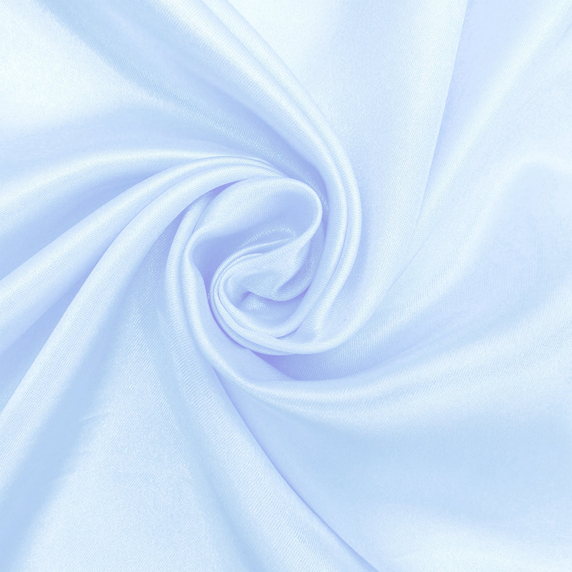 Neel Blue Ice Silk Fabric for Overlay Backdrop, Curtain Swag, Event Decor, 10 Metres in Baby Blue