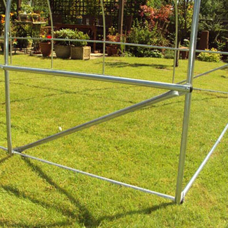 image 1 of 6m x 3m (20' x 10' approx) Pro+ Polytunnel Greenhouse - Green