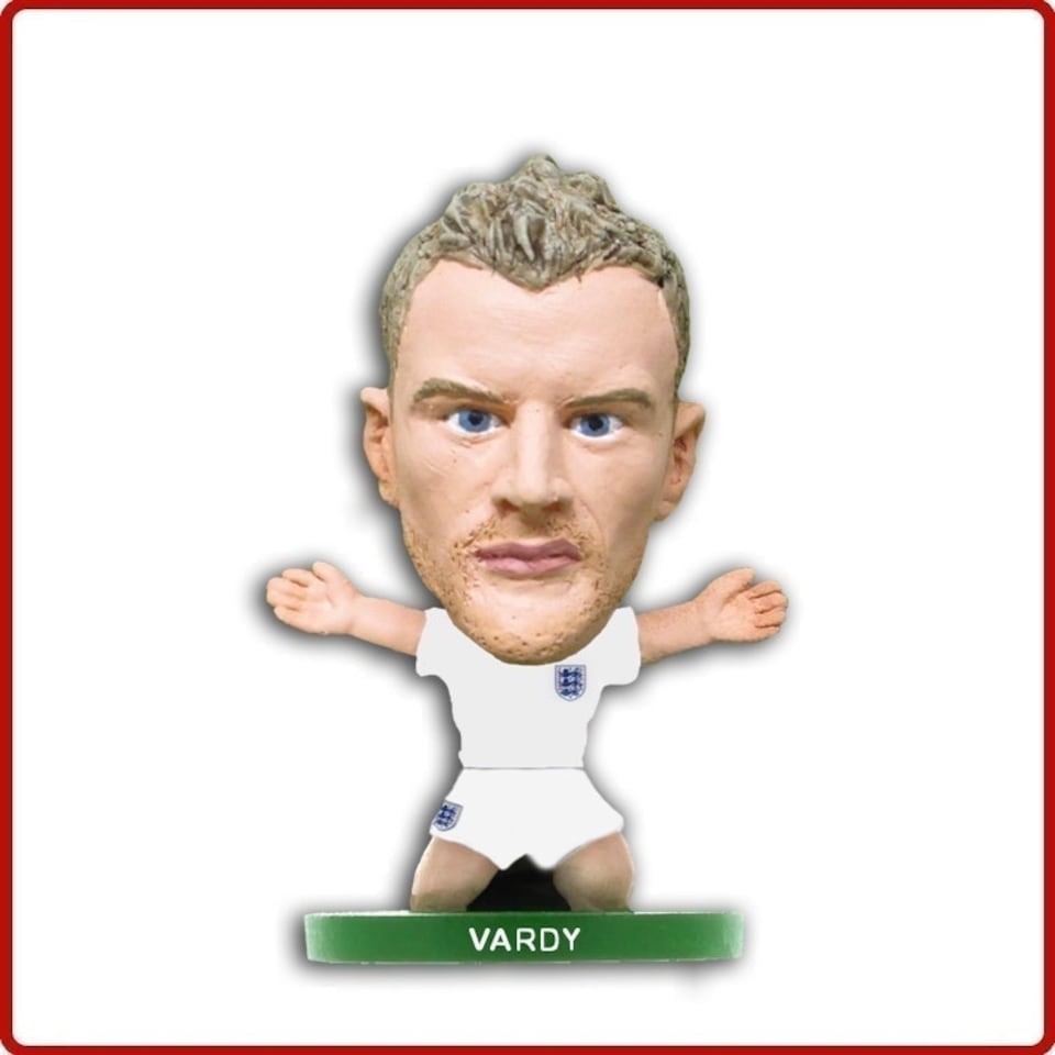 image 1 of Soccerstarz - England - Jamie Vardy - Home Kit 2018