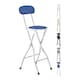 image 1 of Folding Breakfast Bar Stool padded High Chair Single Grey
