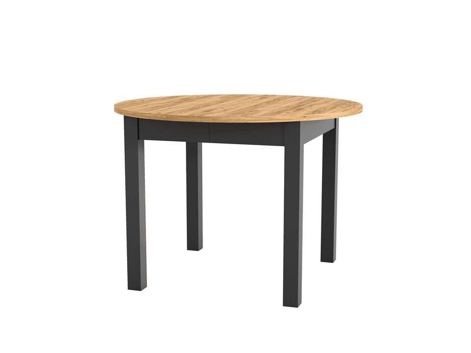 image 1 of Indus Dining Table Extendable Oval Top 4 to 12 Seater - Oak 2400x760mm