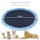 image 2 of PawHut 170cm Splash Pad Sprinkler for Pets Dog Bath Pool Non-slip Outdoor Blue