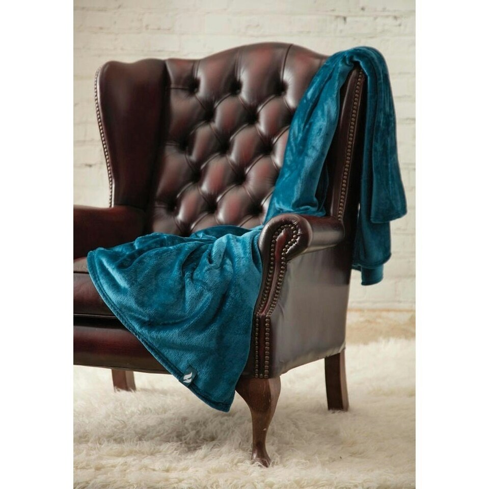 image 1 of Heat Holders Blanket - Teal - One Size