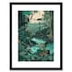 image 1 of Amazon Rainforest Flora Landscape 9x7" Black Framed Wall Art Print