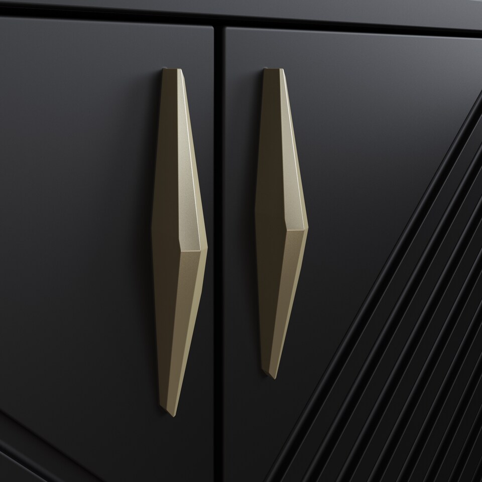 image 1 of Frank Olsen Furniture Ava Tall Sideboard in Black | Black | Black | 1