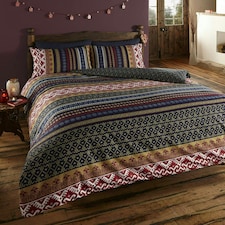Orkney Print Duvet Cover Set - Single - Multi | Multi | Single