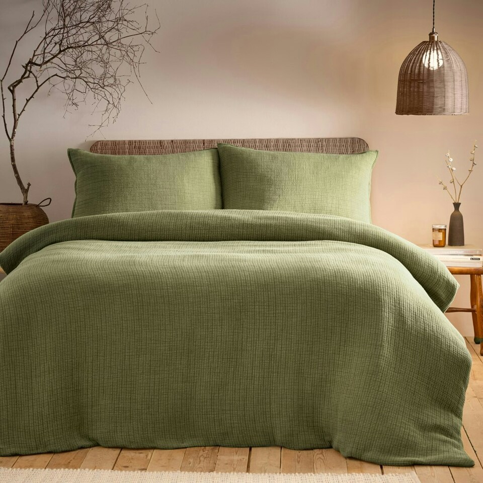 image 1 of Yard Ribble Acid Washed Super King Duvet Cover Set