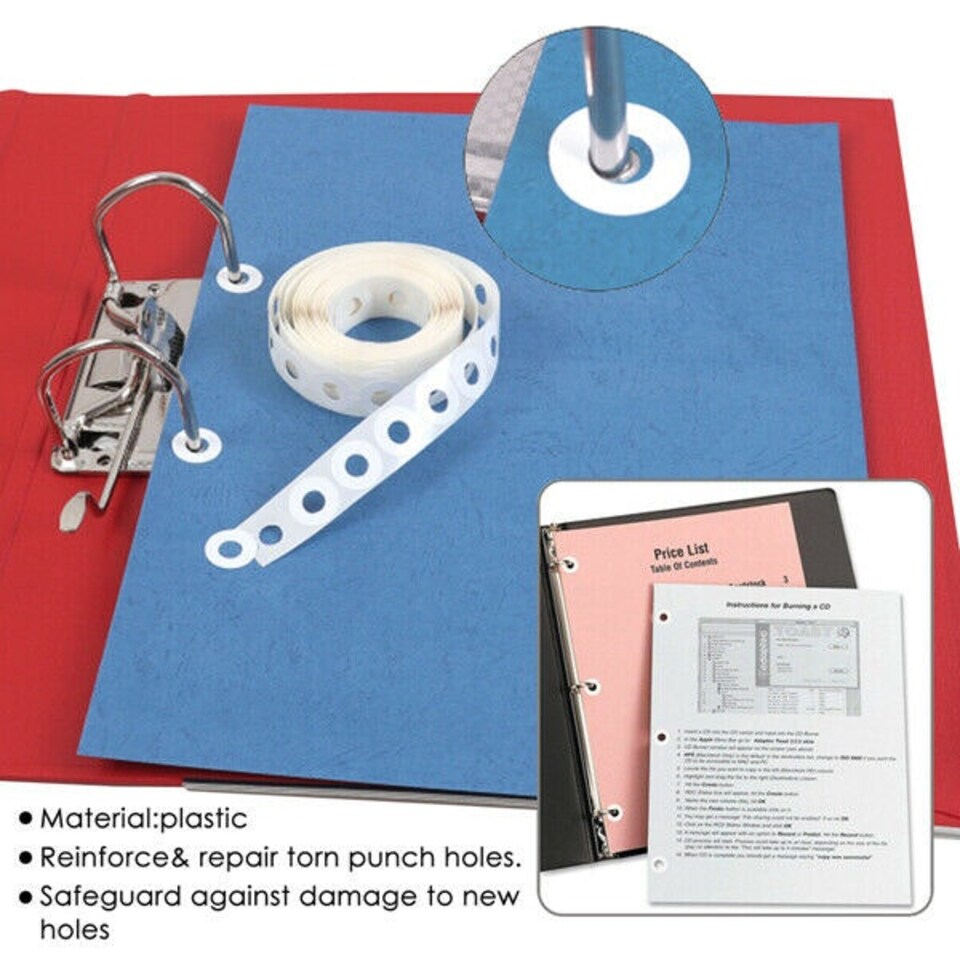 image 1 of Pack of 250 Hole Reinforcing Ring Labels