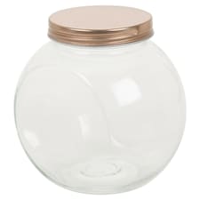 1.6L Hermetic Candy Jar With Copper Colour Lid