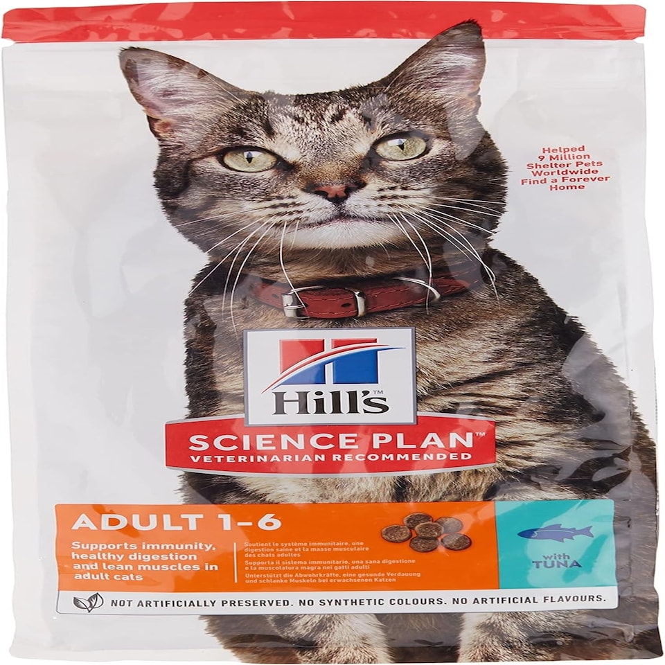 image 1 of Hill's Science Plan Cat Adult 1-6 with Tuna 1.5 kg