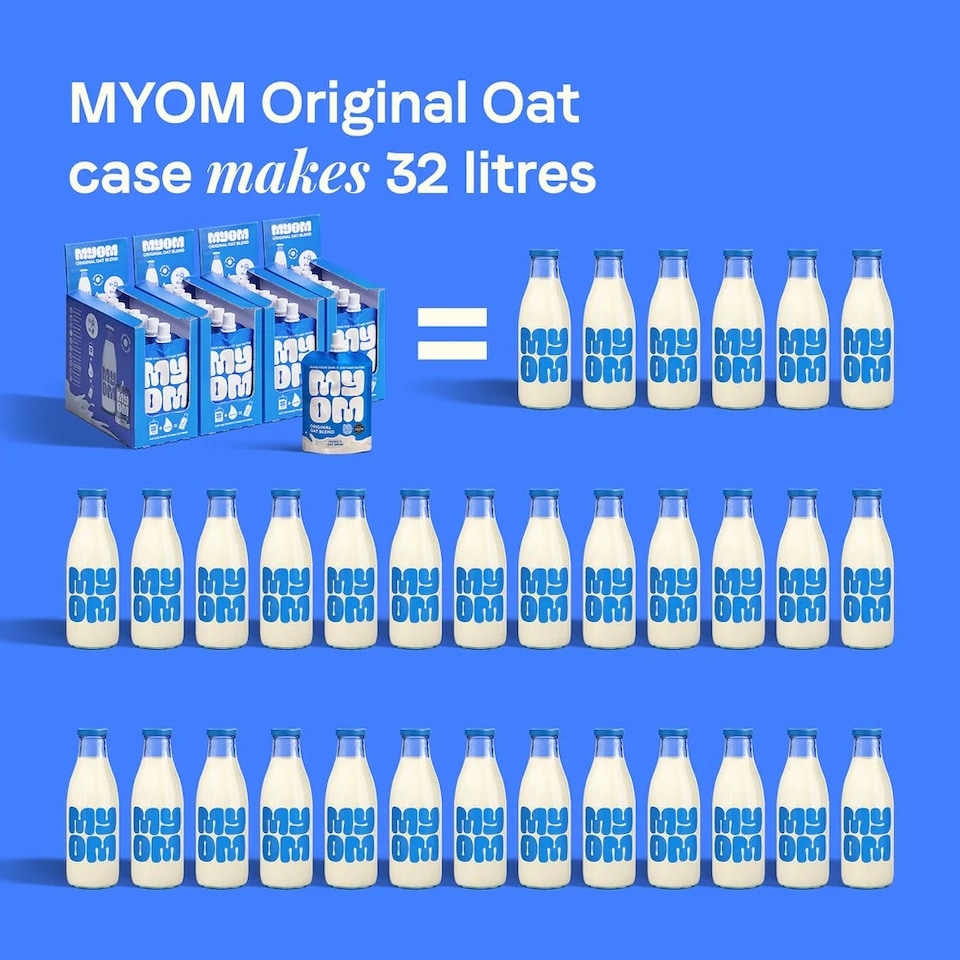 image 1 of MYOM 1L Original Oat Milk-Free Drink Premix Case