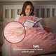 image 3 of VonHaus Heated Throw Blanket with Digital Control Pink