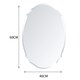 image 5 of Living and Home Wall Mounted Mirror with Beveled Edge - 40cm x 60cm