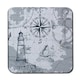 image 1 of Compass & Map (Coaster)