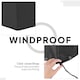 image 7 of Outsunny 275x205cm Outdoor Furniture Protective Cover Black Black | Black
