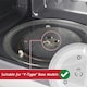 image 6 of SPARES2GO Universal Microwave Turntable Plate 6 Lug Fixing Y Type Glass Dish Tray (12" / 31.5cm / 315mm)